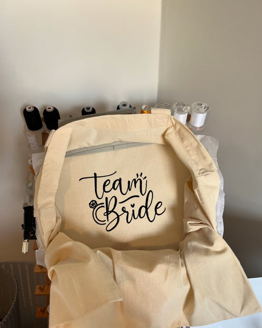 Team Bride Tote Bag
