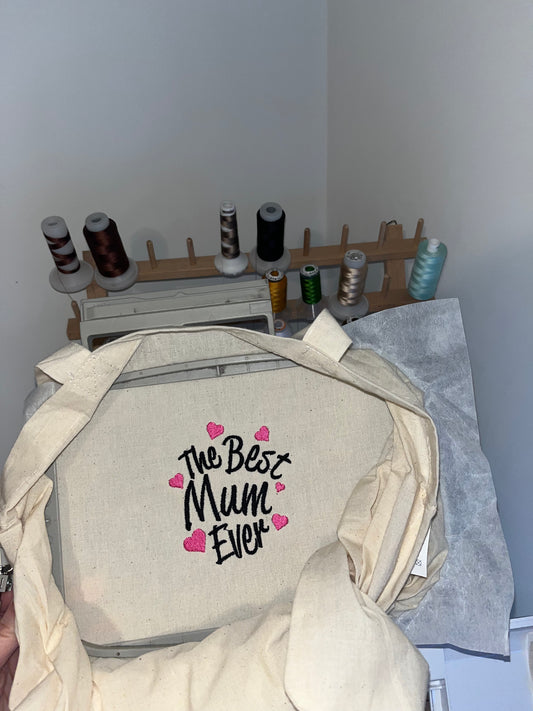 Mothers Day Best Mum Ever Tote Bag